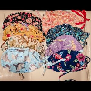 Skull cap style scrub caps